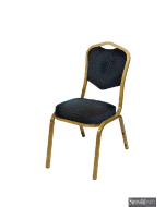 Beatrix Luxe stoel aluminiumstoel 