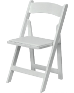 White wedding chair