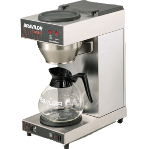 Vulkanisch Opeenvolgend Digitaal koffiezetapparaat type bravilor Exclusief kannen 230 Volt 2045 Watt 9 A 12  kops geschikt voor 2 kannen