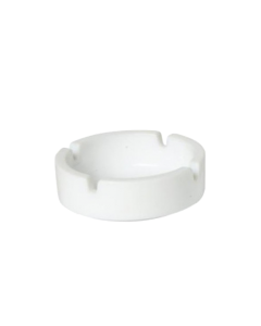 Asbak diameter 15 cm wit glas  Banquette